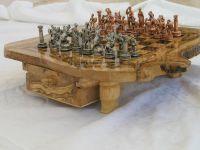 Olive wood chess board 12