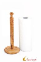 olive wood paper roll holder