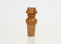 bouchon de bouteille en bois d'olivier