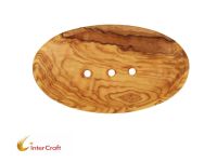 Oval olive wood Soap dishes
